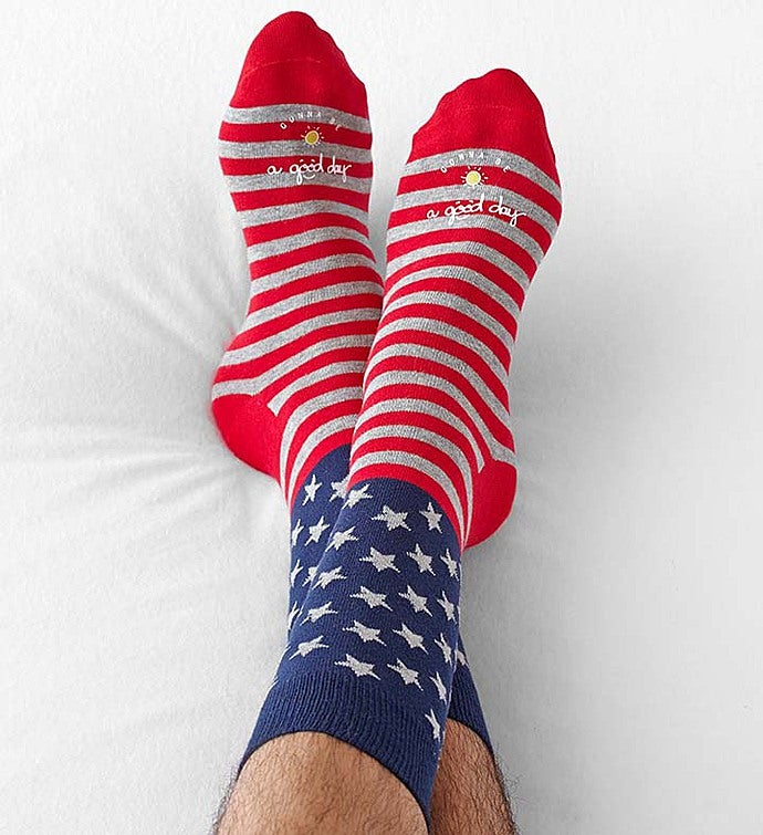 Good Day™ Patriotic Socks for Men